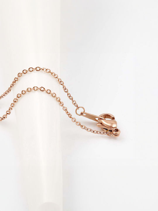 Chrysothemiss from Pink Gold Plated Steel