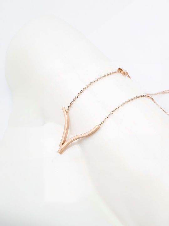 Chrysothemiss from Pink Gold Plated Steel