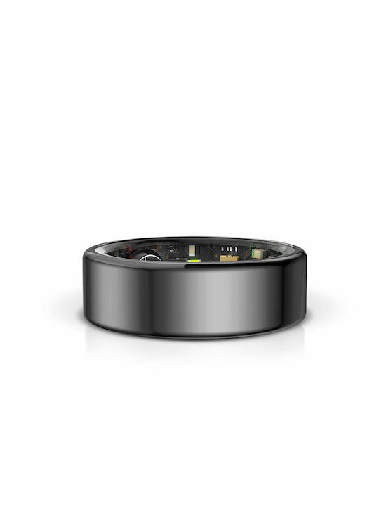 Ksix Saturn Inel Inteligent 20.6mm Impermeabil Negru