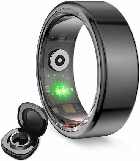 Ksix Saturn Smart Ring 20.6mm Αδιάβροχο Μαύρο