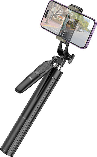 Hoco K19 Soul Live Broadcast Selfie Stick με Bluetooth Μαύρο