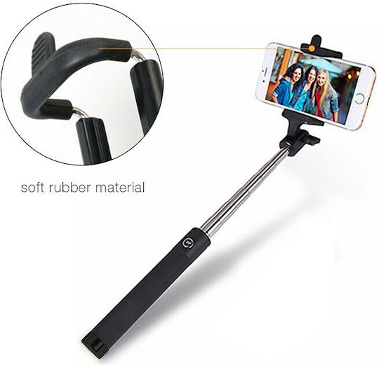 3977 Selfie Stick με Καλώδιο Lightning Μπλε