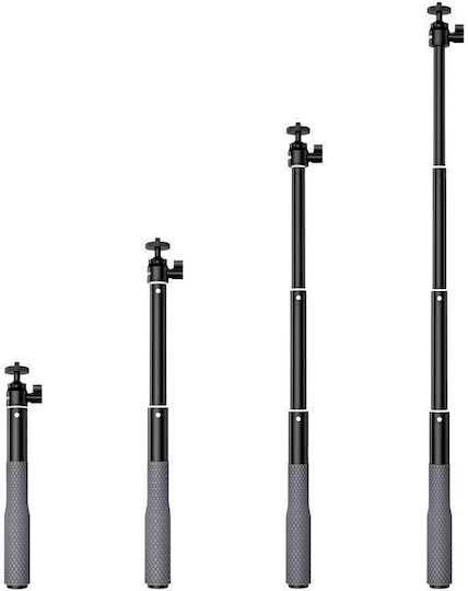 Telesin Selfie Stick Μαύρο