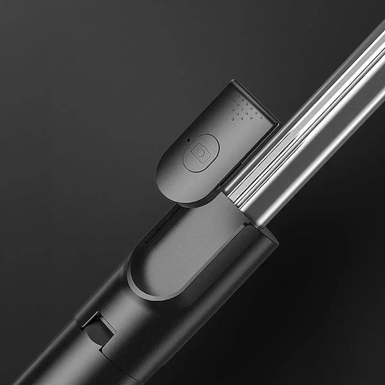 Hurtel Selfie Stick with Bluetooth & Remote Control Black