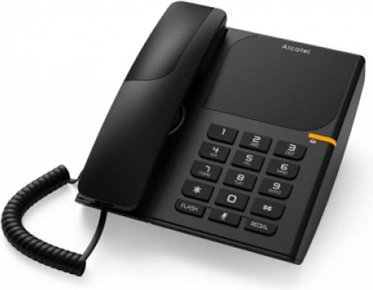 Alcatel T28 Ενσύρματο Τηλέφωνο Γραφείου Μαύρο