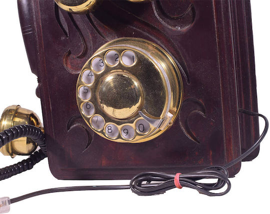 SP Souliotis Kabelgebundenes Telefon Retro Braun 08-8013