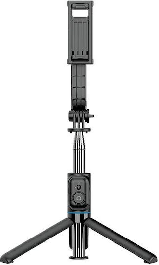 Awei X49 Selfie Stick Cell Phone Tripod Bluetooth with Black Lighting