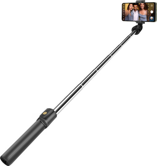 Maxlife MXST-100 Selfie Stick Trepied Pentru Telefon Mobil Bluetooth Negru