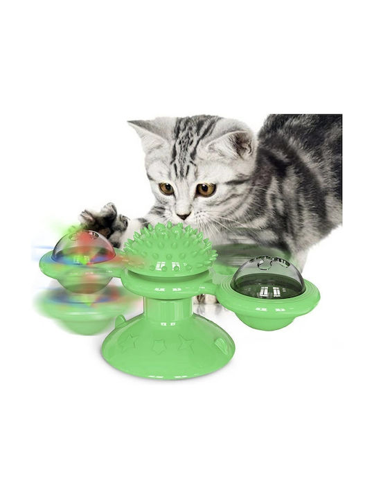 Pet Interest Spring Cat Toy Μπάλα Πράσινο Pet Interest Spring Cat Toy Μπάλα Πράσινο