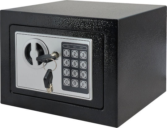 Powertech Tresor mit digitalem Schloss Abmessungen H17xB23xH17cm mit Gewicht 2.18kg PT-1342