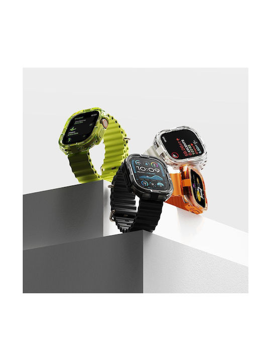 Ringke Fusion Bumper Carcasă de Plastic în culoarea Negru pentru Apple Watch Ultra, Apple Watch Ultra 2