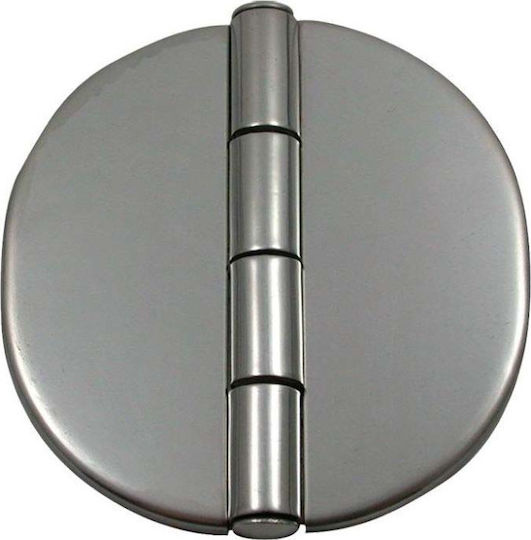 Eval Hinge Boat Deck Stainless Steel Round with Cap Φ64.77 mm, Classic77mm