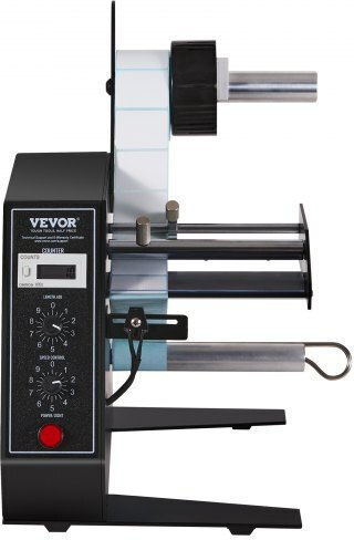 Vevor Αυτόματος Διανομέας Ετικετών Πλάτος 15-125 Mm Μήκος 3-150 Mm Ρυθμιζόμενη Ταχύτητα Αυτόματη Απογύμνωση Μέτρηση 0-999999 Lszdtbfpjhsx0zzknv2