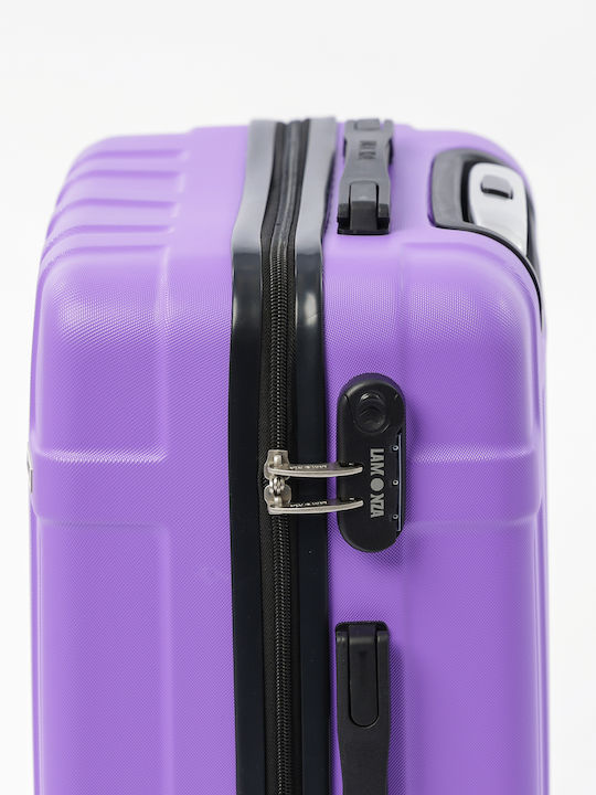 Lamonza Altima Valiză De Călătorie Medie Tough Violet Cu 4 Roți Înălțime 62 Cm