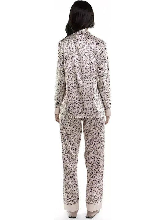 Miss Rosy Set Pijamale pentru Femei Satin