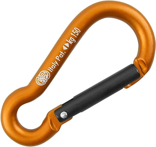 Kong Mini Pear 6mm Small Aluminum Carabiner Black Black