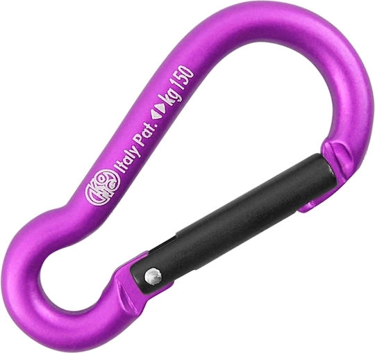 Kong Mini Pear 6mm Small Aluminum Carabiner Red Black Red