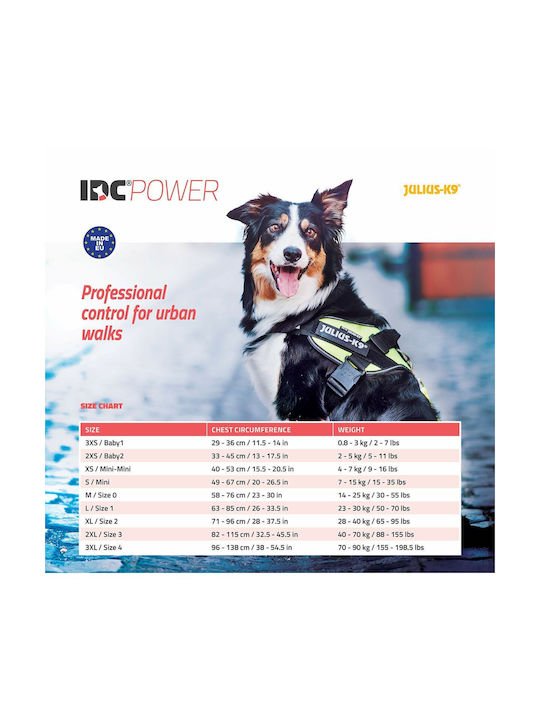 Julius K9 Dog Harness Orange X-Large