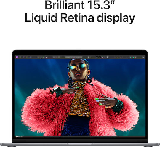 Apple MacBook Air 15" (2024) 15.3" IPS Retina Display (M3-8-Core/24GB/512GB SSD/10-Core GPU) Space Gray (International English Keyboard)