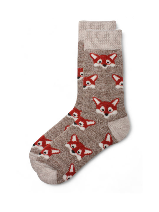 Soma Socks Дамски Чорапи Кафяви 1Пакет