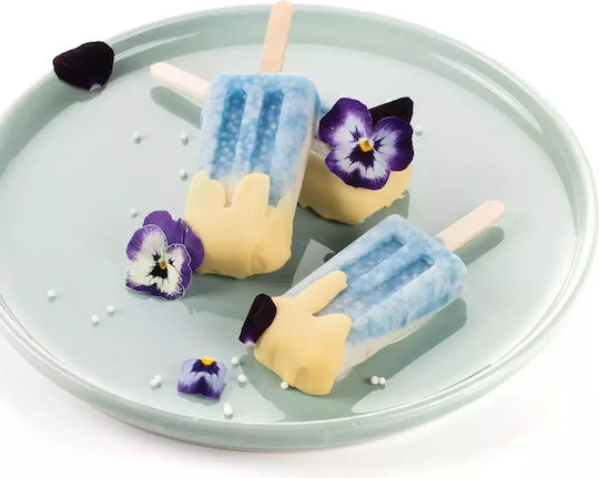 Silikomart Форма за сладкарство Сладолед / Ice Lolly от Силикон 3.7x7x18см