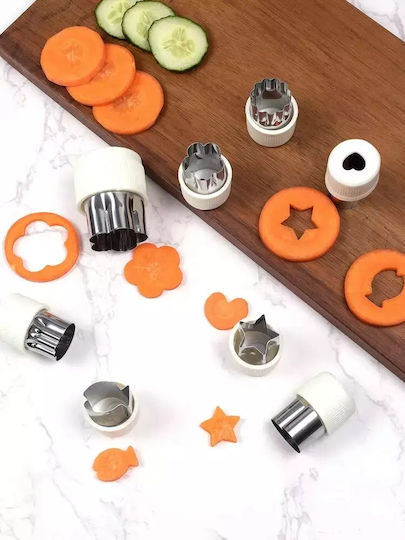 Stainless Steel Vegetable Fruit Cutters 12pcs