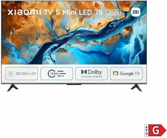 Xiaomi Smart Τηλεόραση 75" 4K UHD Mini LED L75MA-SPLEU HDR (2025)