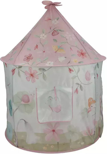 Little Dutch Kids Castle Play Tent Fairy Garden for 2+ years Pink
