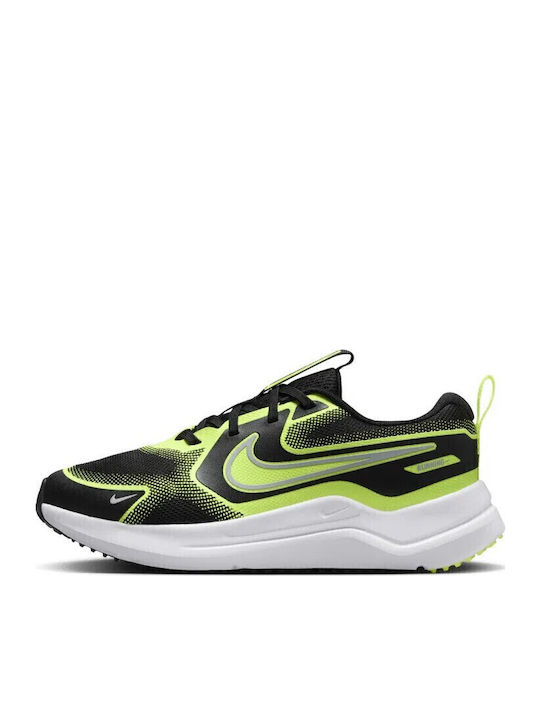 Cosmic Runner Αθλητικά Παιδικά Παπούτσια Running με Κορδόνια Μαύρα