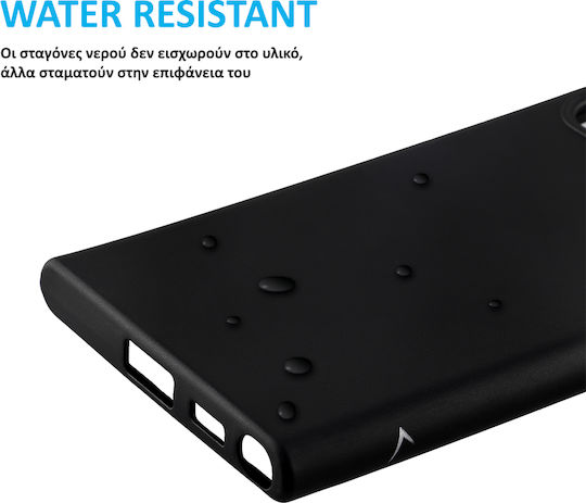 Volte-Tel Back Cover Σιλικόνης με Λουράκι Μαύρο (Honor 200)