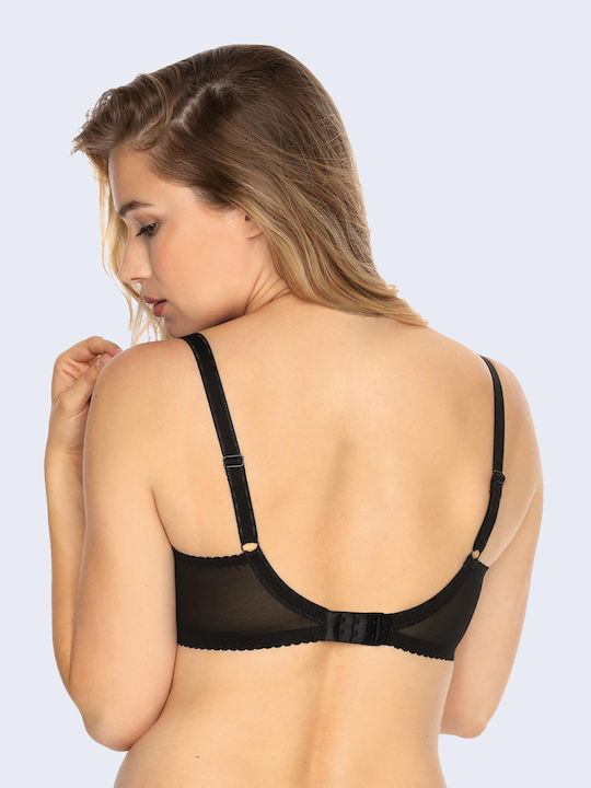 Gaia Minimizer Minimizer Bra with Light Padding Underwire Black