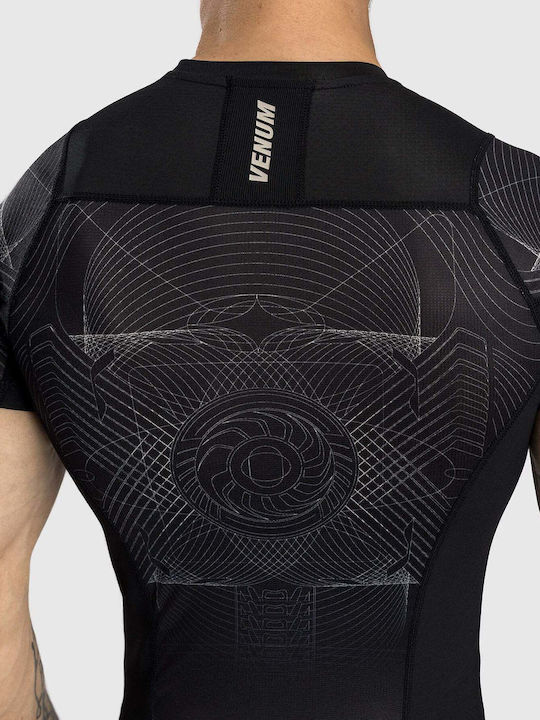 Venum G-fit Short Sleeve Shirt VENUM-05007-617 for Jiu-Jitsu / MMA Black
