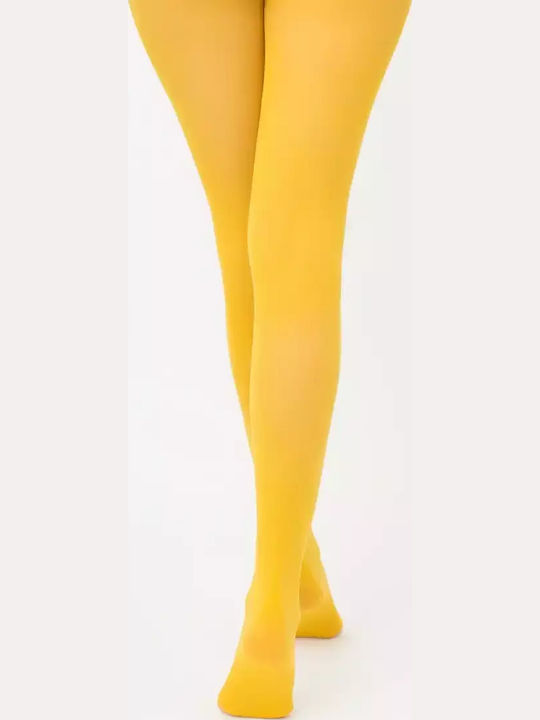 Непрозрачен Дамско чорапогащник Yellow