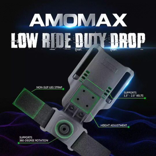 Amomax Low Ride Duty Drop Holster Coyote Tan