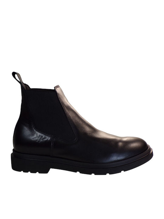 Leather Black Men's Boots