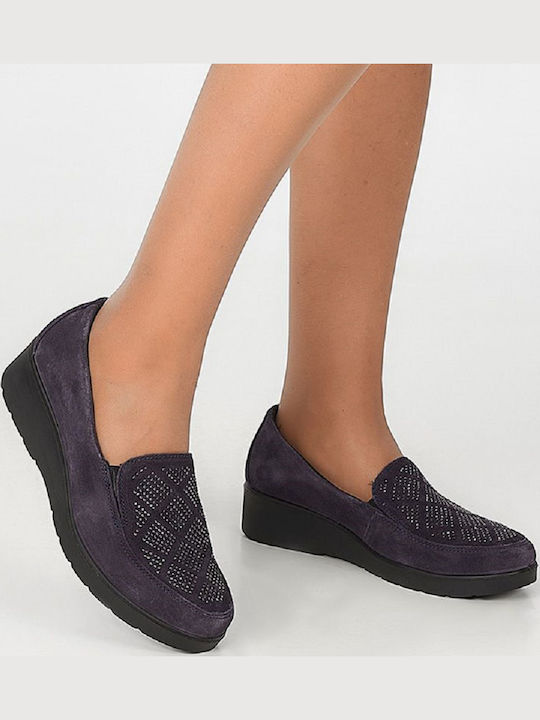 Дамски Loafers в Син Цвят