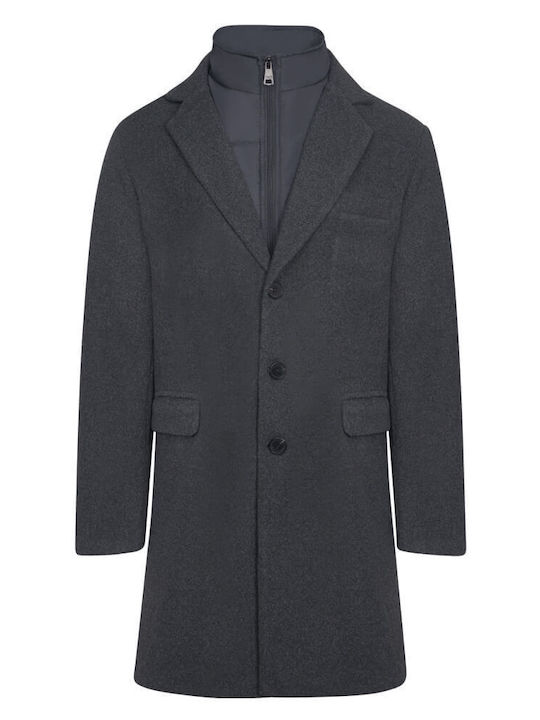 Prince Oliver Men's Half Coat grey