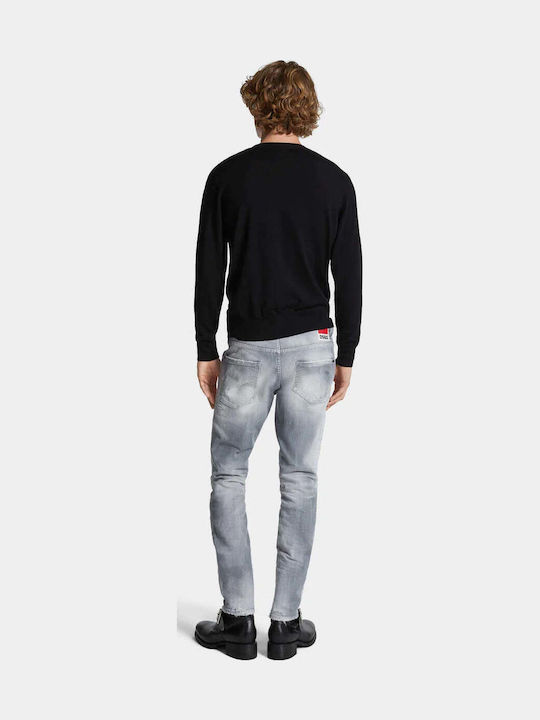 Dsquared2 Skater Men's Jeans Pants Elastic Slim Fit Grey