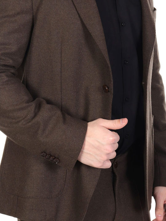 Men's Suit Jacket Slim Fit Khaki