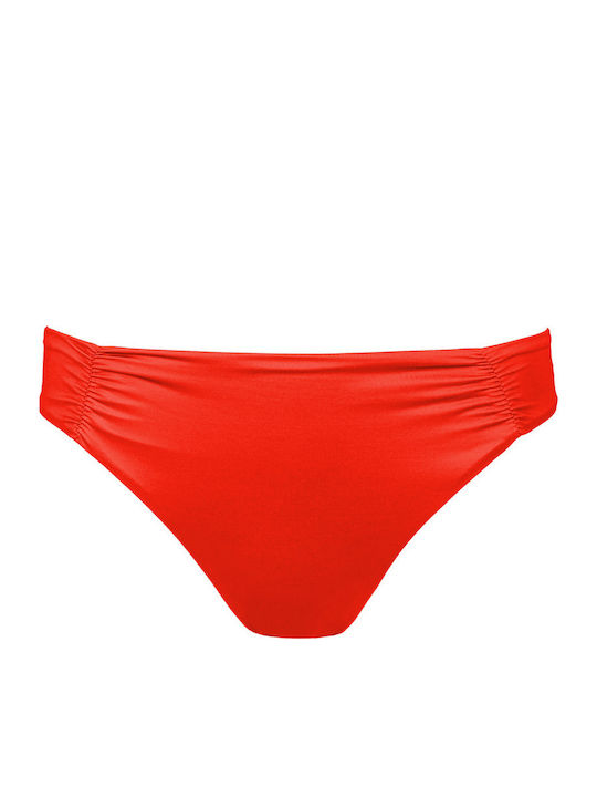Bikini Slip Ψηλόμεσο Κόκκινο