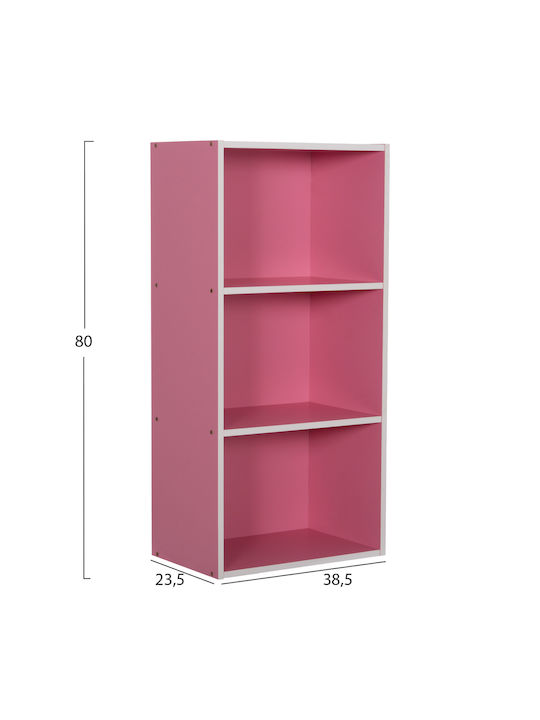 Shelf Wall Cubicon Pink-white 38.5x23.5x80cm