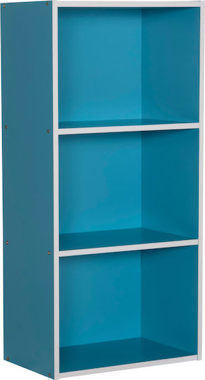 Βιβλιοθήκη Cubicon Μπλε 38.5x23.5x80εκ.
