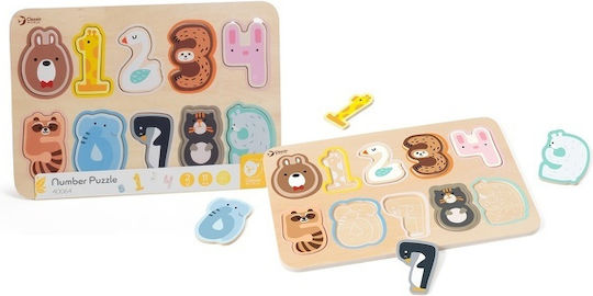 Kids Peg Puzzle Numbers Classic World