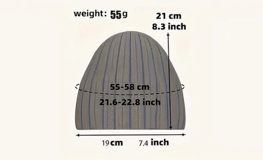 Beanie Feminin Căciulă Tricotat în culoarea Alb