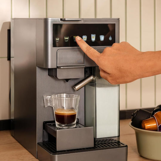 Cecotec FreeStyle Latte Automatic Espresso Coffee Machine 1350W Pressure 20bar for Cappuccino Black 01852