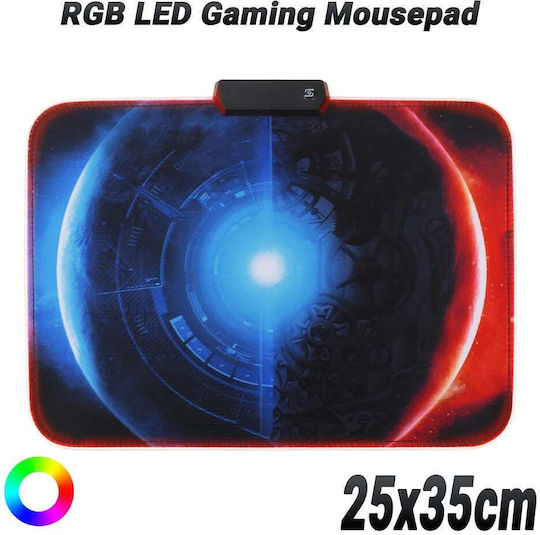 Gaming Mouse Pad with RGB Lighting USB Gray 250mm 1124.062