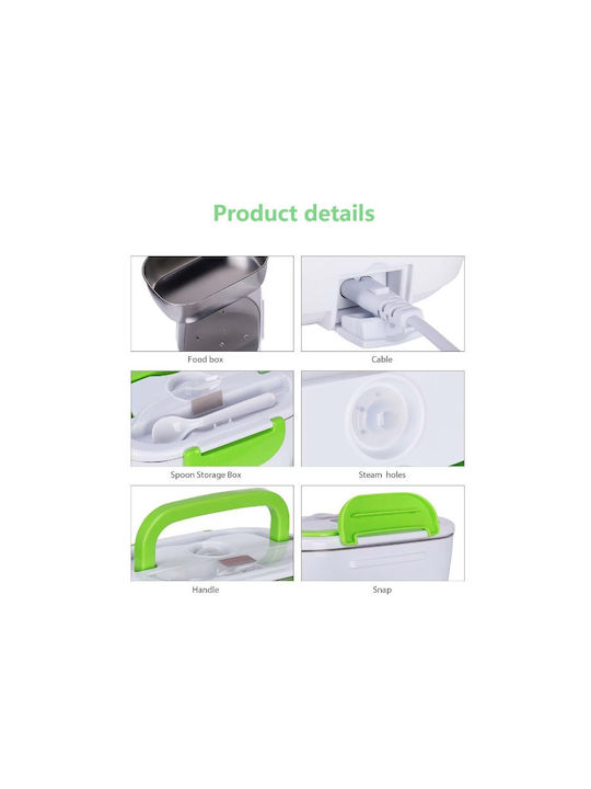 Lunchbox Thermal Casserole Food 2 Compartments Volume 1.1l Power 40w