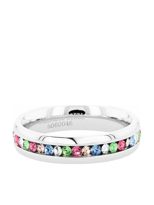 Akzent Ring with Stones made of Steel