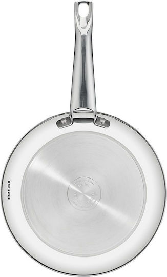 Tefal Professional Frying Pan 28 Cm Stainless Steel Induction Non-stick Coating 5-year Warranty Silver