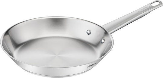 Tefal Professional Frying Pan 28 Cm Stainless Steel Induction Non-stick Coating 5-year Warranty Silver